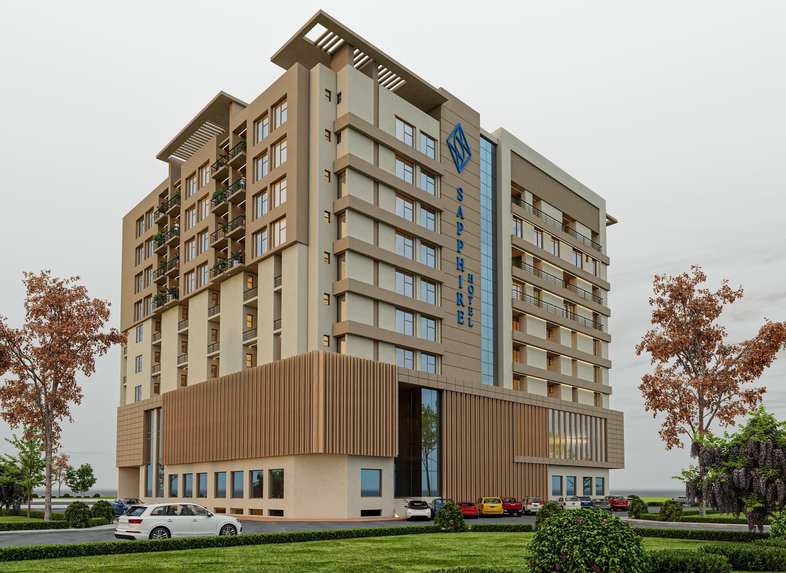 Residential Entrance & Lobby Rendering